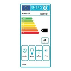 UW60BL Unterbau-Dunstabzugshaube -KLarstein Verkaufsgeschäft 10011484 energy label