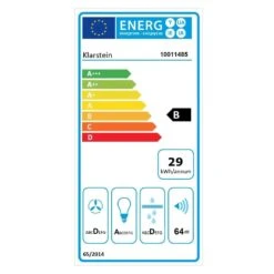 TR60WS Dunstabzugshaube -KLarstein Verkaufsgeschäft 10011485 energy label