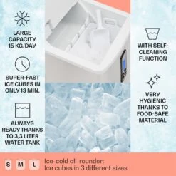 [Gebraucht] Mr. Silver-Frost Eiswürfelmaschine -KLarstein Verkaufsgeschäft 10020110 uk 0002 usp