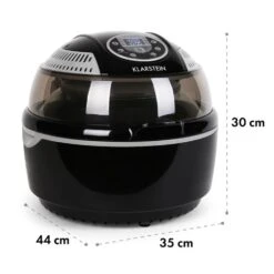 VitAir Heißluftfritteuse 20 VitAir Heißluftfritteuse -KLarstein Verkaufsgeschäft 10021766 yy 0010 detail Klarstein VitAir Heissluftfritteuse V1 Schwarz Grau reedit
