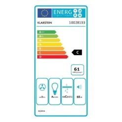 [Gebraucht] Lumio Primo Retro-Dunstabzugshaube -KLarstein Verkaufsgeschäft 10028133 energy label