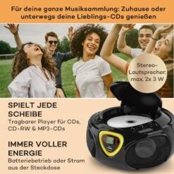 [Gebraucht] Roadie CD Boombox -KLarstein Verkaufsgeschäft 10029814 de 0003 usp