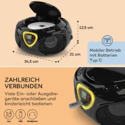 [Gebraucht] Roadie CD Boombox -KLarstein Verkaufsgeschäft 10029814 de 0006 usp