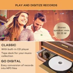 [Gebraucht] Belle Epoque 1908 DAB Retro-Stereoanlage -KLarstein Verkaufsgeschäft 10029995 de 0003 usp