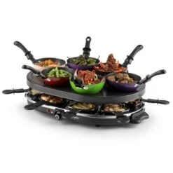 Woklette Raclette 11 Woklette Raclette -KLarstein Verkaufsgeschäft 10030539 yy 0005 front oneConcept Woklette Tischgrill Raclette Wok 1200W
