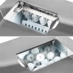 [Gebraucht] Ice Volcano 2G Eiswürfelmaschine -KLarstein Verkaufsgeschäft 10030848 yy 0008 detail Klarstein Ice Volcano 2GS Eismaschine silber reedit v2 1