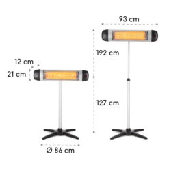 Rising Sun Infrarot-Heizstrahler -KLarstein Verkaufsgeschäft 10031346 yy 0011 logo