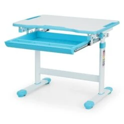 [Gebraucht] Tommi Kinderschreibtisch-Set -KLarstein Verkaufsgeschäft 10031520 yy 0005 detail oneConcept Tommi Kinderschreibtisch Set blau