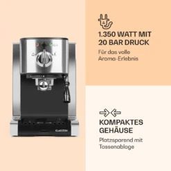 [Wiederverpackt] Passionata 20 Espressomaschine 20 Bar -KLarstein Verkaufsgeschäft 10031702 de 0003 logo