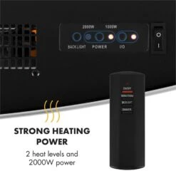 [Wiederverpackt] Lausanne Elektrokamin -KLarstein Verkaufsgeschäft 10031843 yy 0005 logo Klarstein Lausanne Elektrischer Kamin weiss