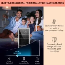 Beersafe 6XL Getränkekühlschrank Mit Glastür 201 Liter -KLarstein Verkaufsgeschäft 10031930 uk 0003 usp