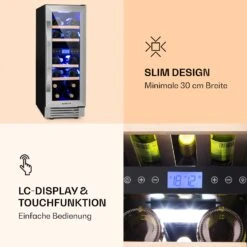 Vinovilla 17 Built-In Duo Einbau-Weinkühlschrank 2 Zonen 15 Vinovilla 17 Built-In Duo Einbau-Weinkühlschrank 2 Zonen -KLarstein Verkaufsgeschäft 10032030 de 0005 logo