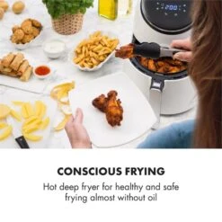 AirVital Heißluftfritteuse -KLarstein Verkaufsgeschäft 10032331 yy 0002 ambient Klarstein AirVital Heissluftfritteuse 1300W weiss 1