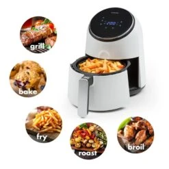 AirVital Heißluftfritteuse -KLarstein Verkaufsgeschäft 10032331 yy 0003 logo Klarstein AirVital Heissluftfritteuse 1300W weiss 1