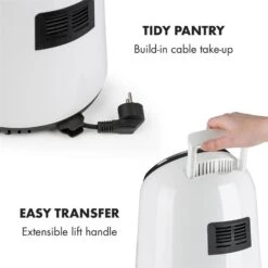 [Gebraucht] AirVital Heißluftfritteuse -KLarstein Verkaufsgeschäft 10032331 yy 0009 logo Klarstein AirVital Heissluftfritteuse 1300W weiss