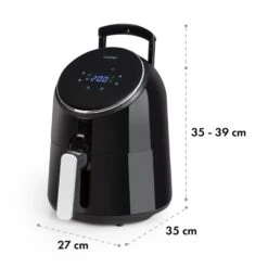 [Wiederverpackt] AirVital Heißluftfritteuse -KLarstein Verkaufsgeschäft 10032332 yy 0010 logo Klarstein AirVital Heissluftfritteuse 1300W schwarz