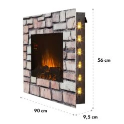 [Gebraucht] Colmar Elektrokamin -KLarstein Verkaufsgeschäft 10032536 yy 0009 dimensions 2