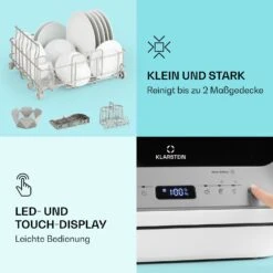 [Gebraucht] Amazonia Mini-Geschirrspülmaschine -KLarstein Verkaufsgeschäft 10032679 de 0003 logo