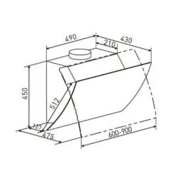 [Wiederverpackt] Annabelle 90 Dunstabzugshaube -KLarstein Verkaufsgeschäft 10032685 yy 0009 logo