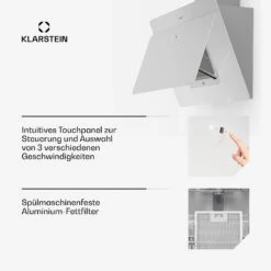 [Wiederverpackt] Aurica 90 Dunstabzugshaube Kopffrei -KLarstein Verkaufsgeschäft 10032767 de 0006 usp