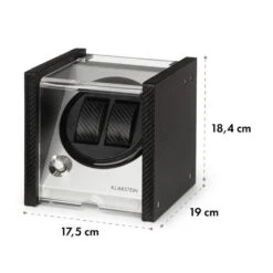 [Gebraucht] Tokyo Uhrenbeweger 2 Uhren -KLarstein Verkaufsgeschäft 10032799 yy 0008 logo Klarstein Tokyo 2 Uhrenbeweger 2 Uhren schwarz