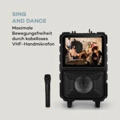 [Wiederverpackt] CenterStage 8 Mobiler Karaoke-Lautsprecher -KLarstein Verkaufsgeschäft 10032834 de 0003 logo 1