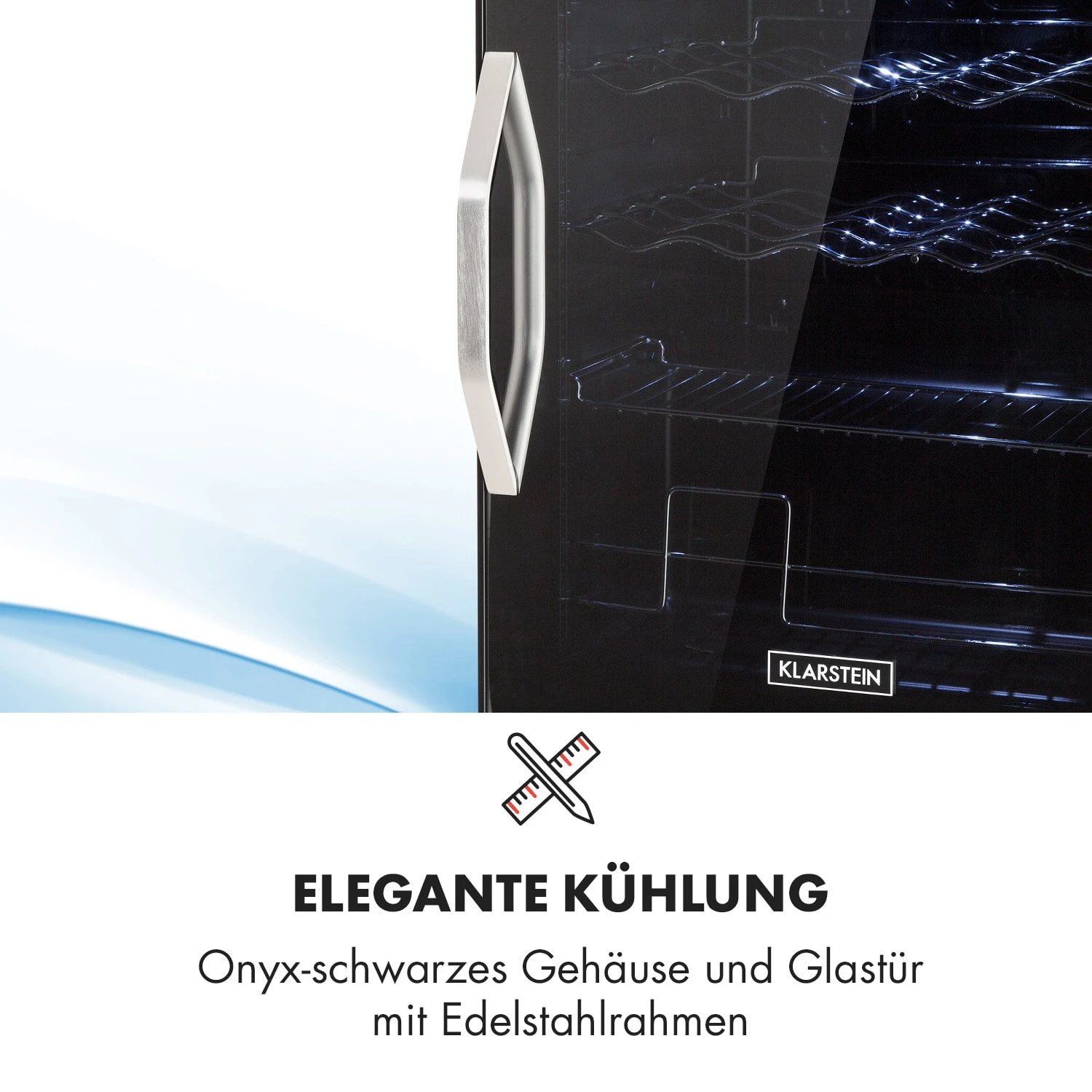 Beersafe XL Onyx Getränkekühlschrank Mit Glastür 60 Liter 9 Beersafe XL Onyx Getränkekühlschrank Mit Glastür 60 Liter – Bild 7