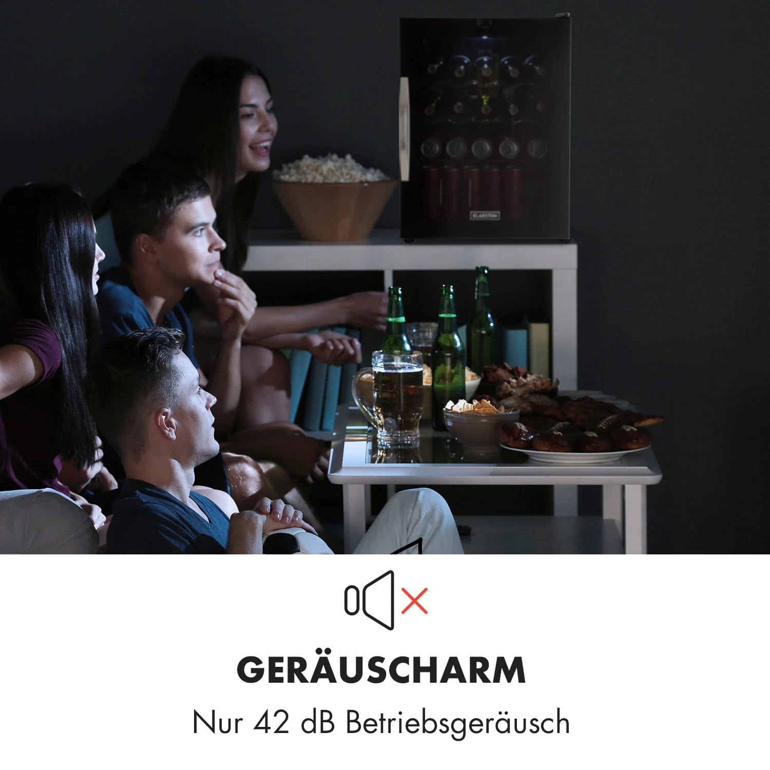 Beersafe XL Onyx Getränkekühlschrank Mit Glastür 60 Liter 10 Beersafe XL Onyx Getränkekühlschrank Mit Glastür 60 Liter – Bild 8