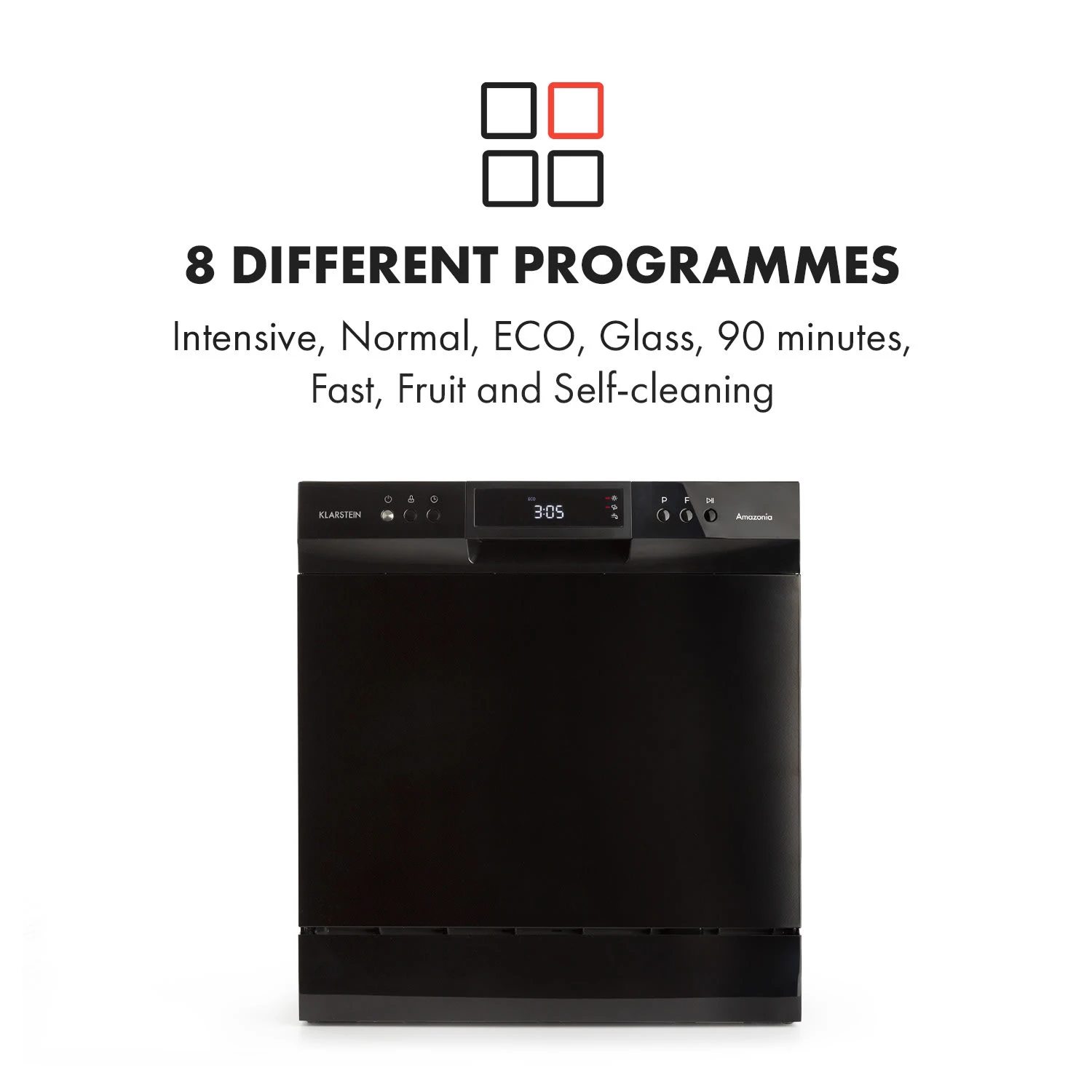 Amazonia 8 Neo Tischgeschirrspüler 5 Amazonia 8 Neo Tischgeschirrspüler – Bild 3