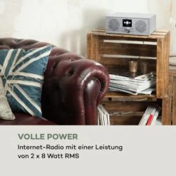 [Wiederverpackt] Silver Star Stereo Internet DAB+/UKW Radio -KLarstein Verkaufsgeschäft 10032917 de 0002 logo