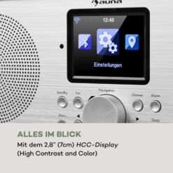 [Wiederverpackt] Silver Star Stereo Internet DAB+/UKW Radio -KLarstein Verkaufsgeschäft 10032917 de 0006 logo