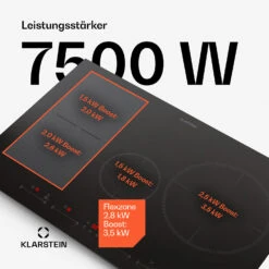 [Wiederverpackt] Delicatessa 77 Hybrid Induktionskochfeld -KLarstein Verkaufsgeschäft 10033023 de 0003 usp 1