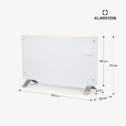 [Wiederverpackt] Bornholm Curved Ambient Konvektorheizung -KLarstein Verkaufsgeschäft 10033062 yy 0011 dimensions