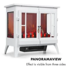 [Gebraucht] Innsbruck Elektrokamin 1000/2000W Thermostat -KLarstein Verkaufsgeschäft 10033093 yy 0006 logo Klarstein Innsbruck Elektrischer Kamin weiss