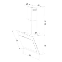 [Wiederverpackt] Mirage 60 Dunstabzugshaube Kopffrei -KLarstein Verkaufsgeschäft 10033116 yy 0009 logo