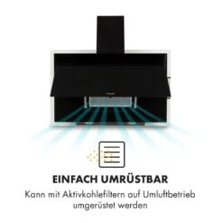 [Wiederverpackt] Mirage 90 Dunstabzugshaube Kopffrei -KLarstein Verkaufsgeschäft 10033117 de 0006 logo