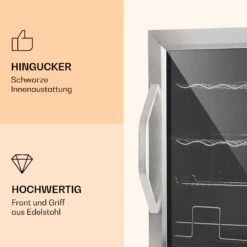 Beersafe XL Mix It Edition Getränkekühlschrank Mit Glastür 60 Liter -KLarstein Verkaufsgeschäft 10033120 de 0003 logo