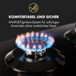[Wiederverpackt] Ignito 4 Zonen Gaskochfeld -KLarstein Verkaufsgeschäft 10033132 de 0005 logo