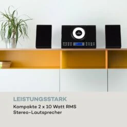 [Wiederverpackt] Wallie Microsystem CD-Player -KLarstein Verkaufsgeschäft 10033227 de 0006 logo