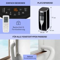 New Breeze ECO Mobile Klimaanlage, 10000 BTU, 900 Watt 16 New Breeze ECO Mobile Klimaanlage, 10000 BTU, 900 Watt -KLarstein Verkaufsgeschäft 10033584 de 0006 usp