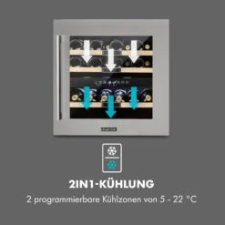 Vinsider 36 Einbau-Weinkühlschrank Mit 2 Zonen -KLarstein Verkaufsgeschäft 10033682 de 0003 logo