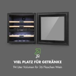 Vinsider 36 Einbau-Weinkühlschrank Mit 2 Zonen -KLarstein Verkaufsgeschäft 10033682 de 0004 logo