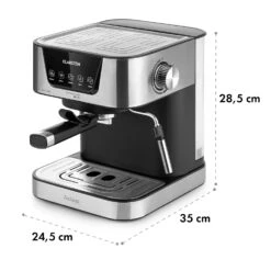 Arabica Espressomaschine -KLarstein Verkaufsgeschäft 10033729 yy 0011 dimensions
