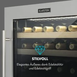 [Wiederverpackt] Vinovilla 79 Built-in Duo Weinkühlschrank 2 Zonen -KLarstein Verkaufsgeschäft 10033742 de 0006 logo