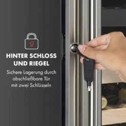 [Wiederverpackt] Vinovilla 79 Built-in Duo Weinkühlschrank 2 Zonen -KLarstein Verkaufsgeschäft 10033742 de 0007 logo