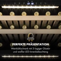 [Wiederverpackt] Vinovilla 79 Built-in Duo Weinkühlschrank 2 Zonen -KLarstein Verkaufsgeschäft 10033742 de 0008 logo