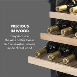 [Wiederverpackt] Vinovilla 79 Built-in Duo Weinkühlschrank 2 Zonen -KLarstein Verkaufsgeschäft 10033742 yy 0011 logo Klarstein Vinovilla Duo79 Weinkuehlschrank 189l