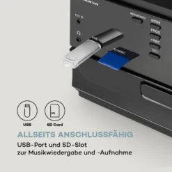 [Gebraucht] Oakland DAB Retro-Stereoanlage -KLarstein Verkaufsgeschäft 10033747 de 0004 logo 1