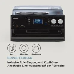 [Gebraucht] Oakland DAB Retro-Stereoanlage -KLarstein Verkaufsgeschäft 10033747 de 0009 logo 1