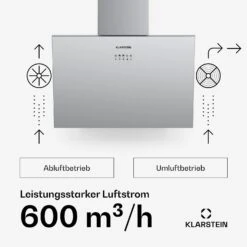 [Gebraucht] Silver Lining 60 Dunstabzugshaube Kopffrei -KLarstein Verkaufsgeschäft 10033777 de 0003 usp